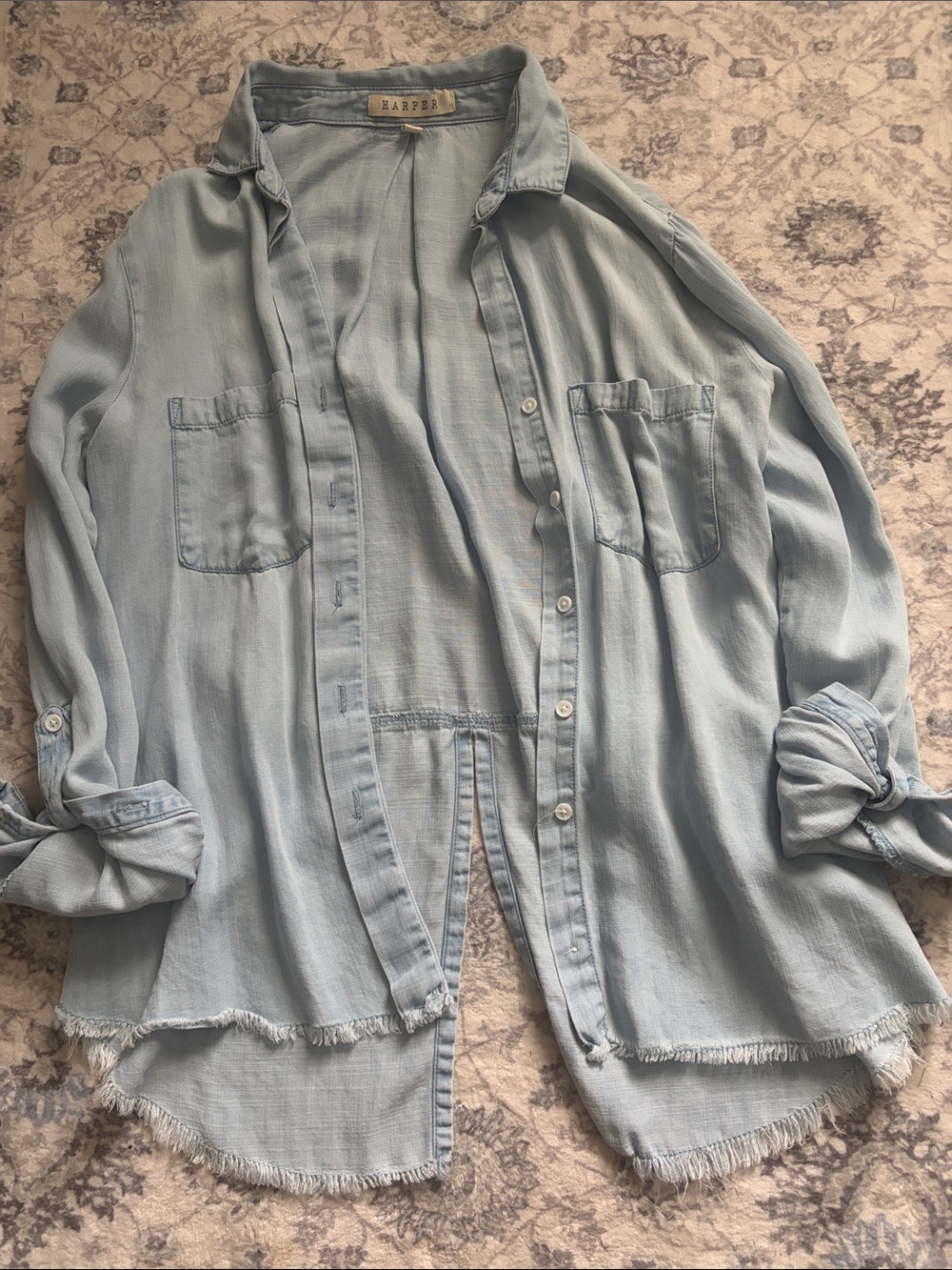Harper Light Blue Button-Down Shirt